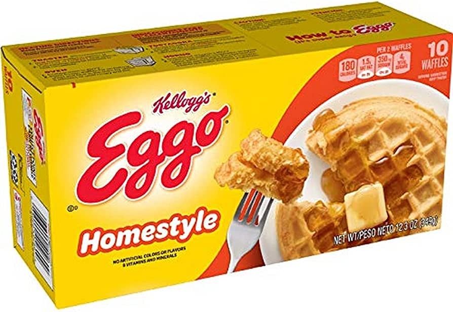 KELLOGG’S EGGO WAFFLE HOMESTYLE 349G