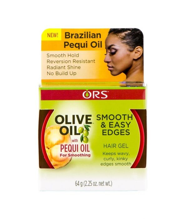 ORS Olive Oil Smooth & Easy Edges Hair Gel With Pequi Oil For Smoothing 2.25 Oz