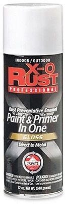 12 oz. Gloss White X-O Rust Spray Paint