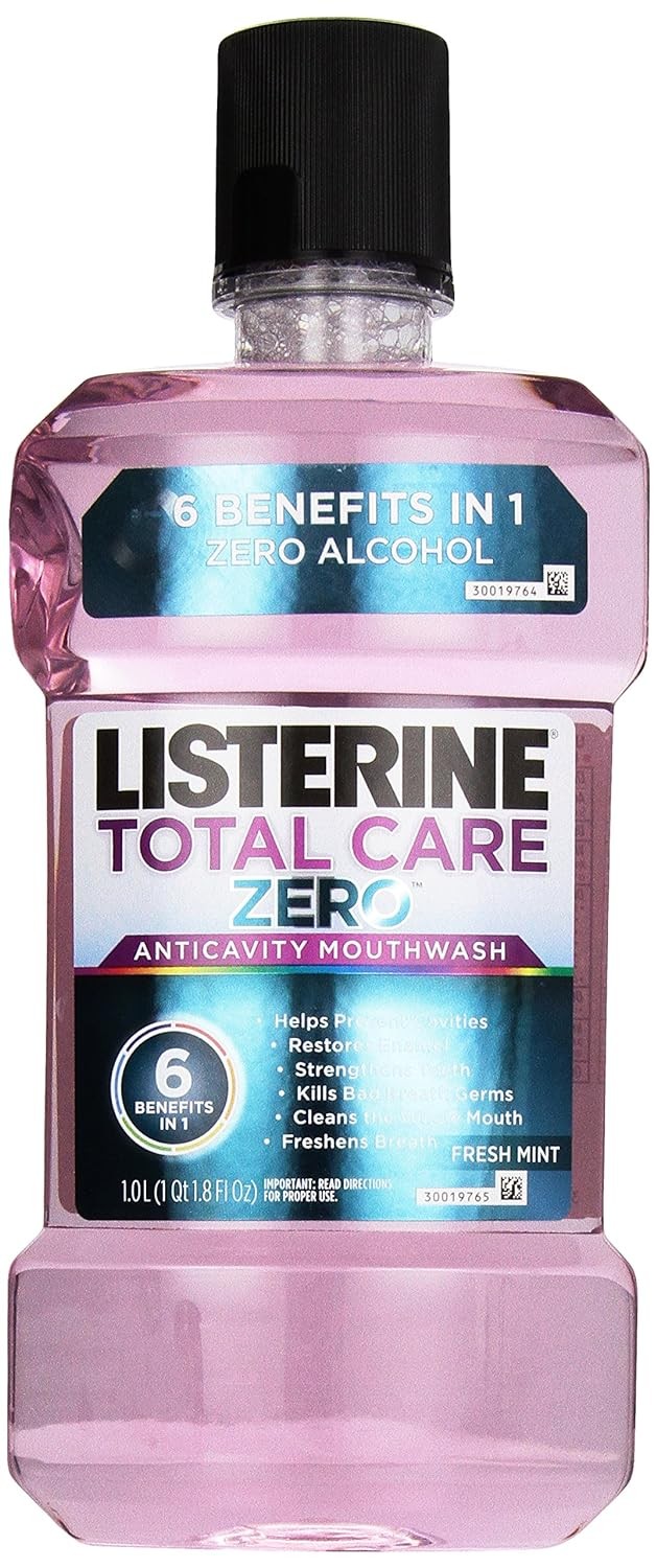 Listerine Total Care Total Care Zero Anticavity Mouthwash Mint 33.8oz.