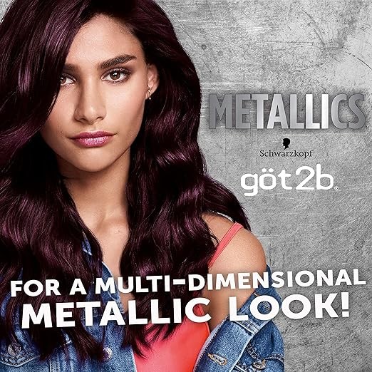 Got2b Metallics Permanent Hair Color Smoky Violet