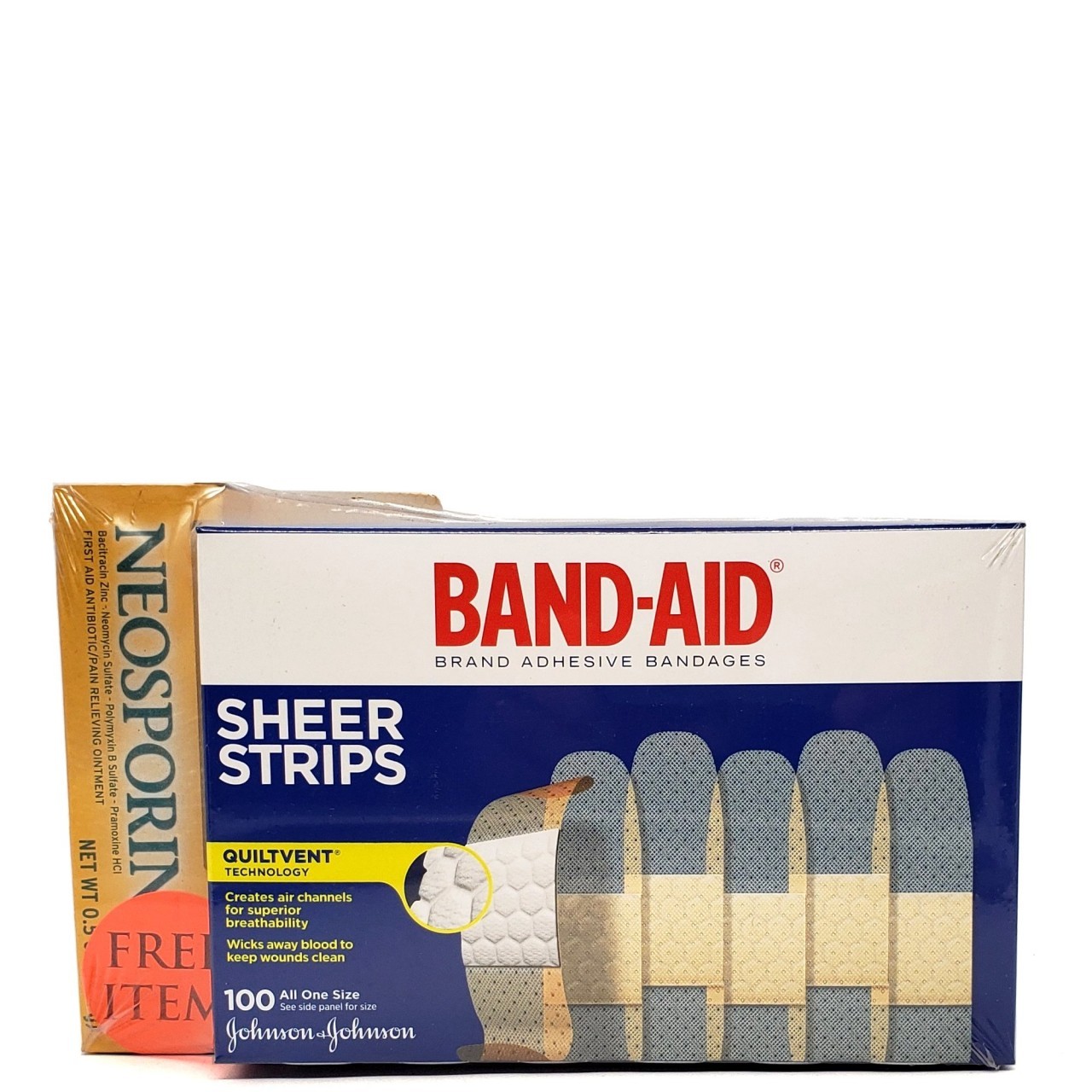 BAND-AID SHEER 3/4in 100s