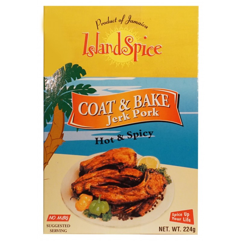 ISLAND SPICE COAT & BAKE JERK PORK 8oz