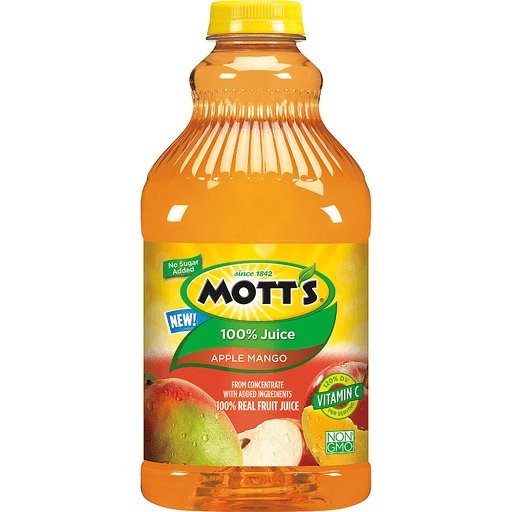 MOTTS 100% APPLE MANGO 64oz