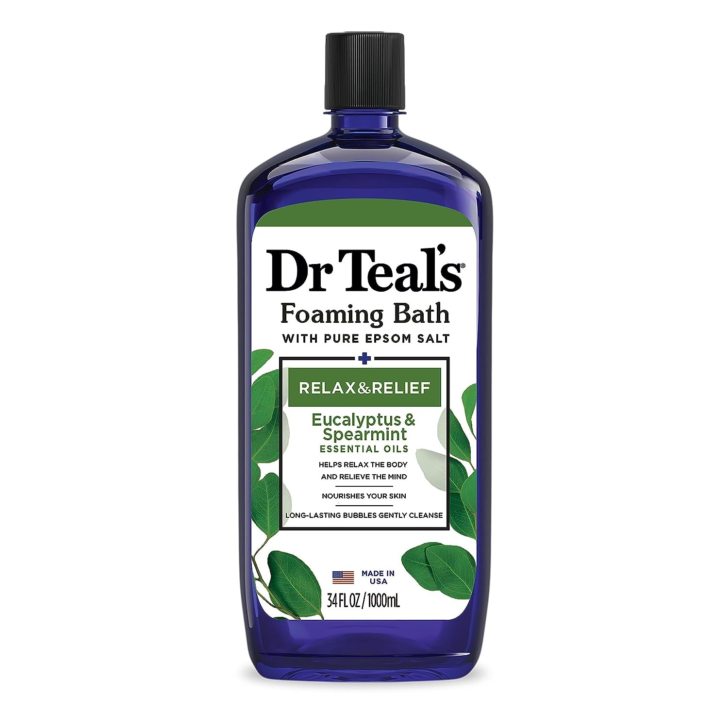 Dr Teal's Foaming Bath W/Eucalyptus & Spearmint 34 OZ