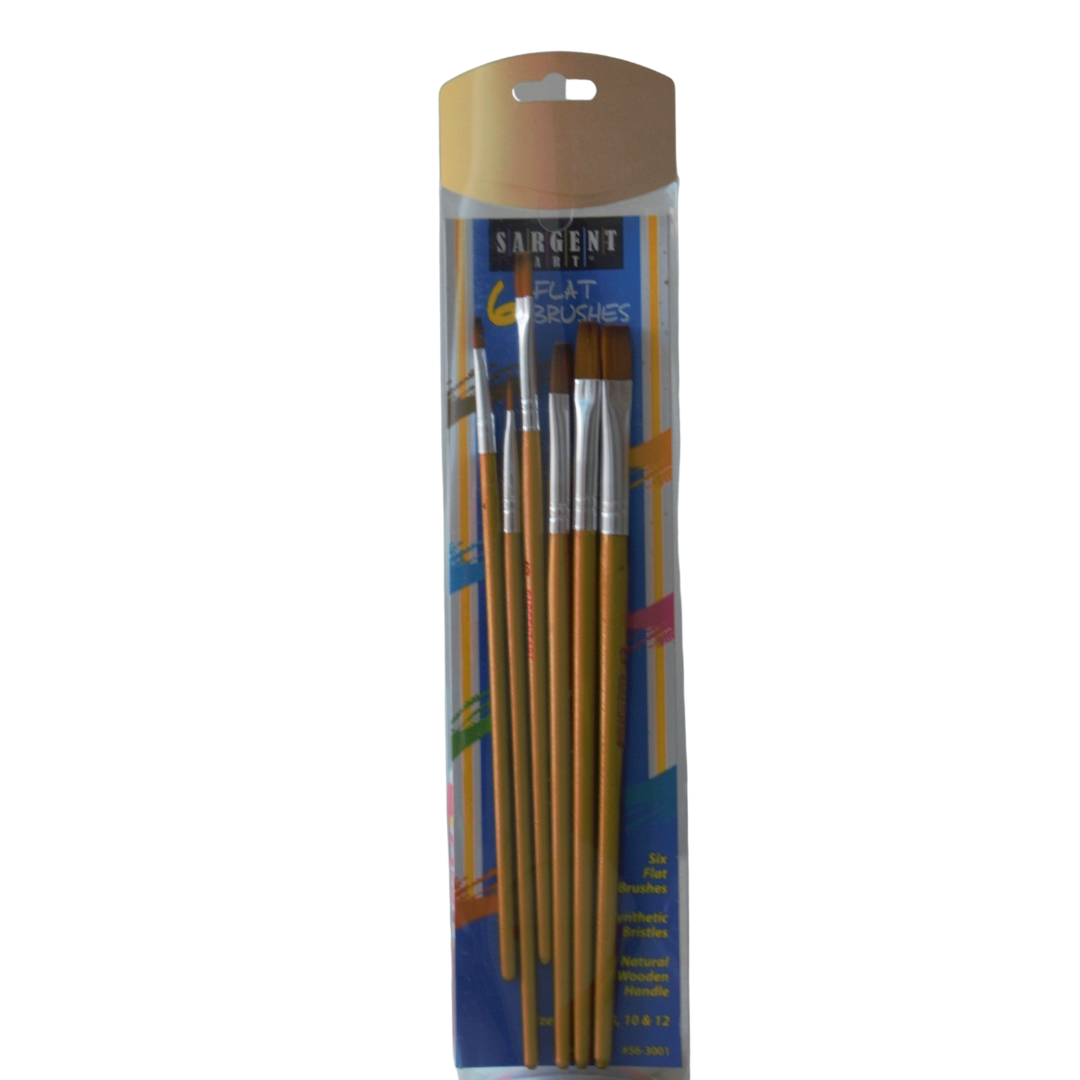 Sargent Art 6 Flat Brushes