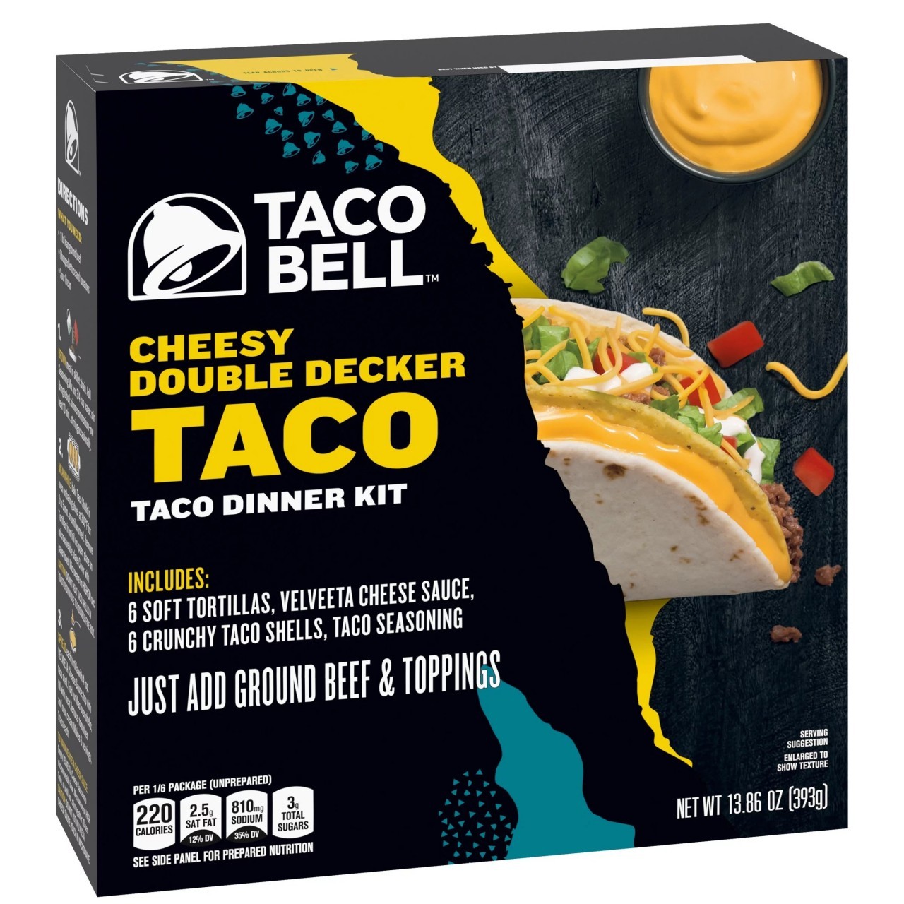 TACO BELL DINNER KIT DOULBE DECKER 393g