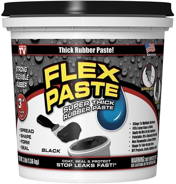 3 lb. Black Rubberized Flex Paste
