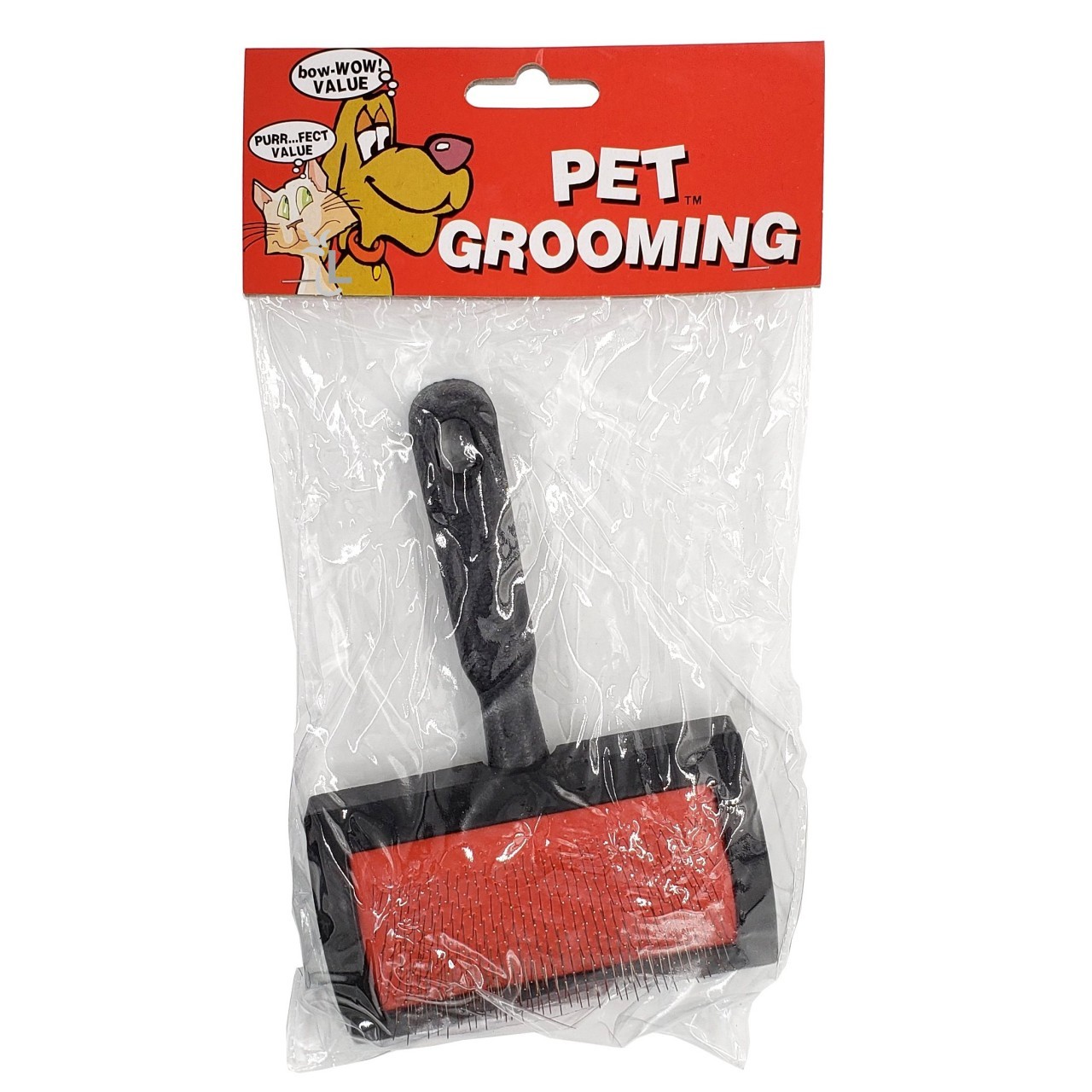 BOW-WOW VALUE PET GROOMING BRUSH 1ct