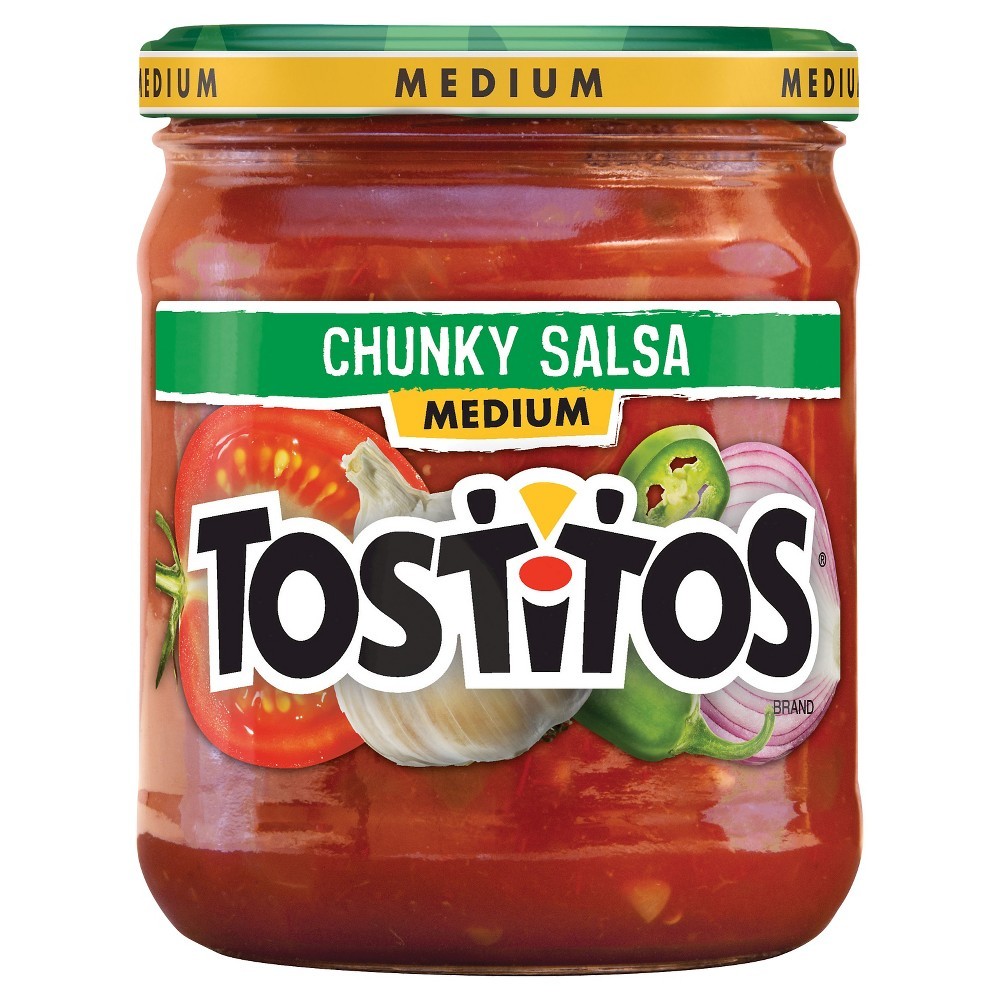 TOSTITOS CHUNKY SALSA MED 15.5oz