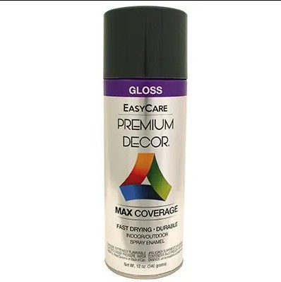 12oz. Gloss Grey Premium Decor Spray Paint
