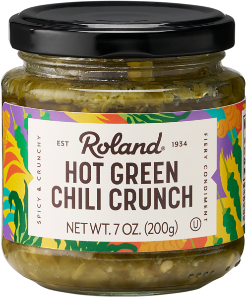 ROLAND HOT GREEN CHILI CRUNCH 7oz