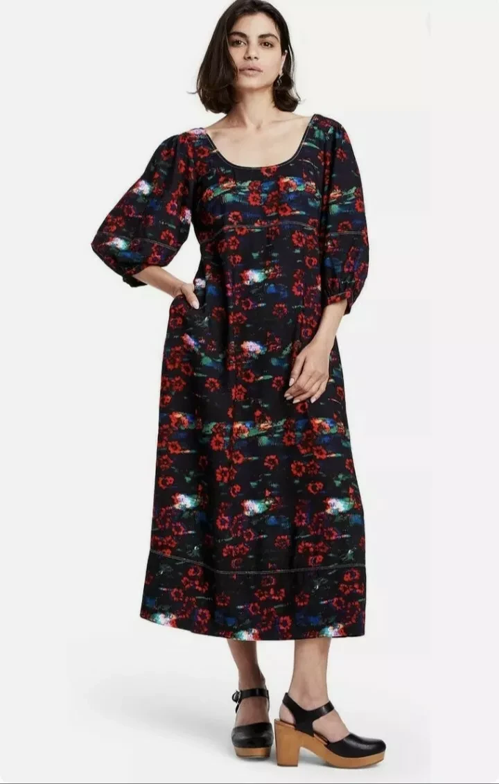 Rachel Comey x Target Kodak Red Floral dress size 2