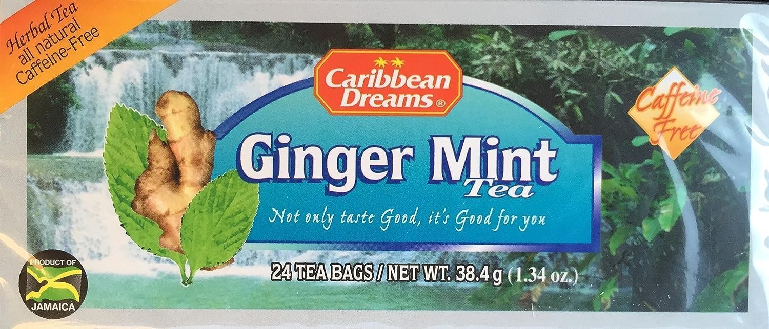 CARIBBEAN DREAMS GINGER MINT TEA 24’s