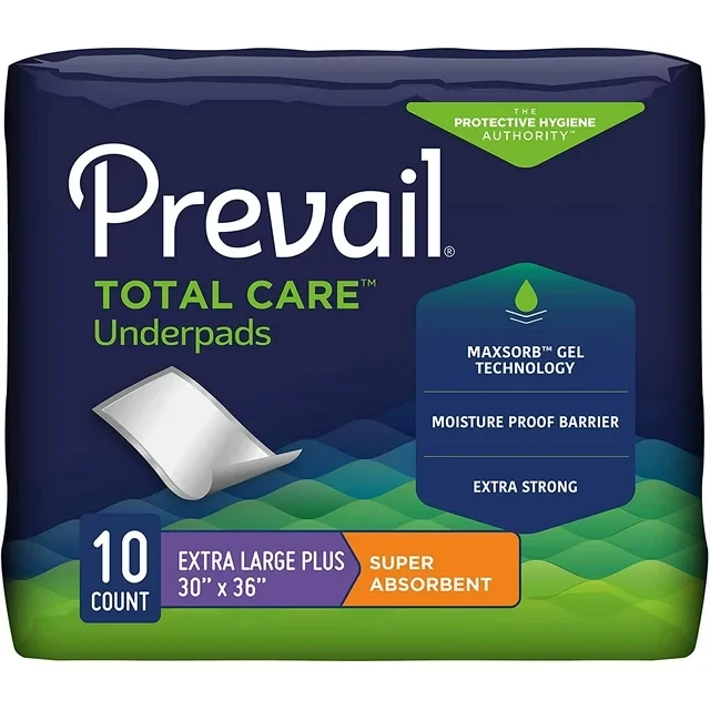 Prevail Underpads 30"X36 10's