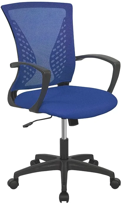 Best Office Mesh Ergonomic Task Chair - Blue