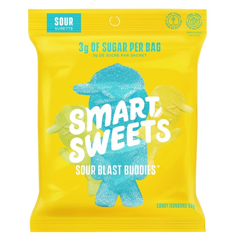 SMART SWEETS SOUR BLAST BUDDIES 50g