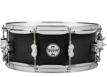 PDP Concept Black Wax All-Maple Snare - Chrome Hardware - 5.5x14"