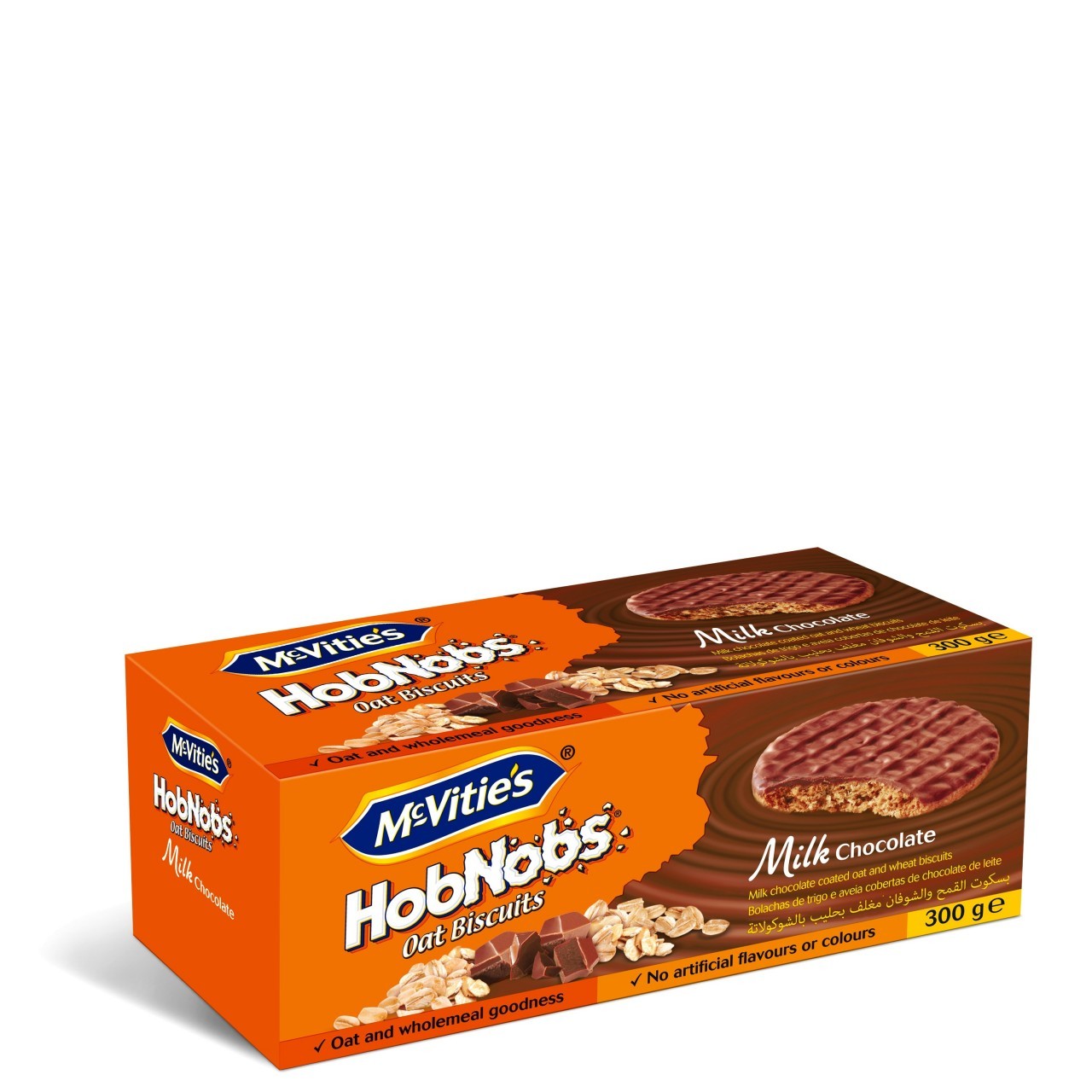 MCVITIES MILK CHOC HOBNOBS 300g