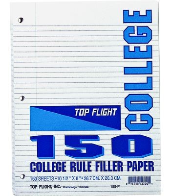 TOP FLIGHT FILLER PAPER 150s
