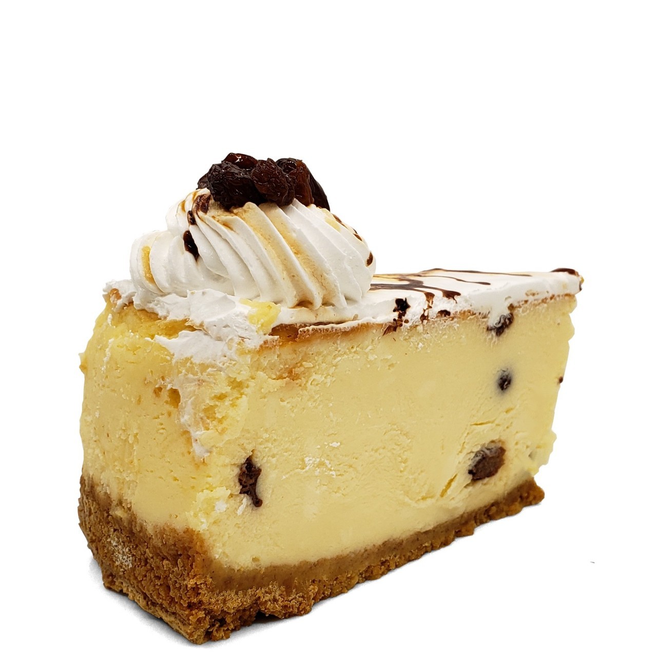 CHEESECAKE RUM N RAISIN slice