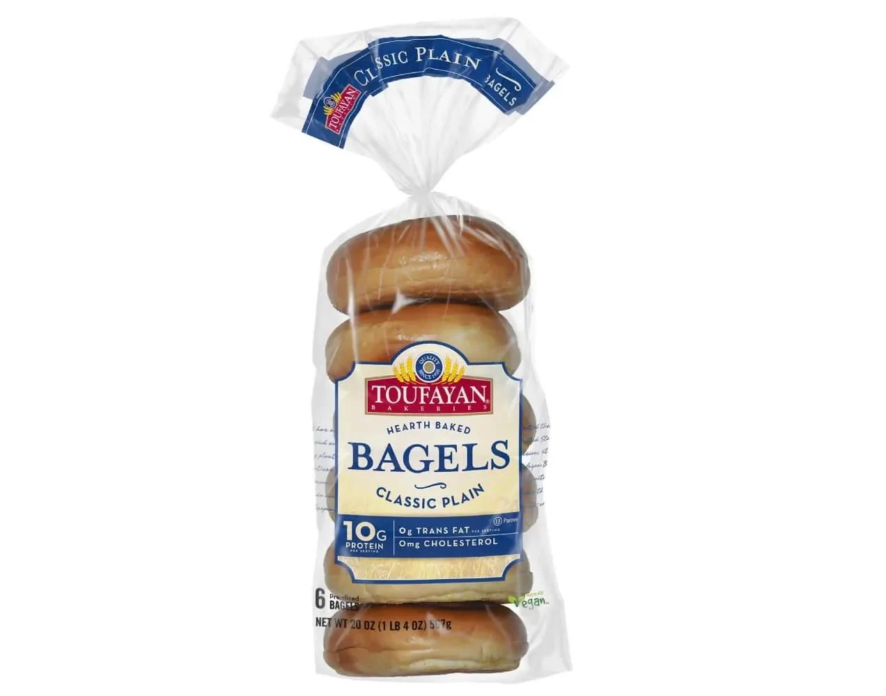 TOUFAYAN CLASSIC PLAIN BAGELS