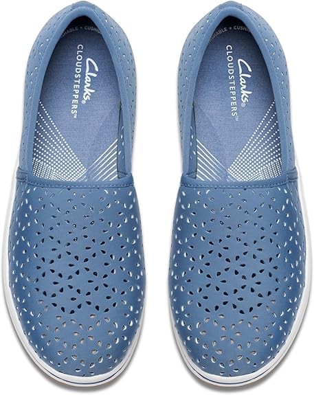 Clarks Womens Breeze Emily ( Blue Textile)