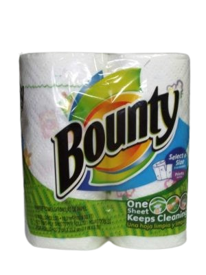 BOUNTY HAND TOWEL SELECT-A-SIZE PRINTS 2’S