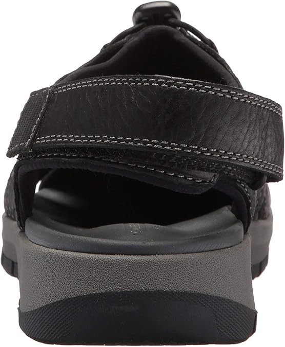 Clarks Mens Brixby Cove : Black Leather