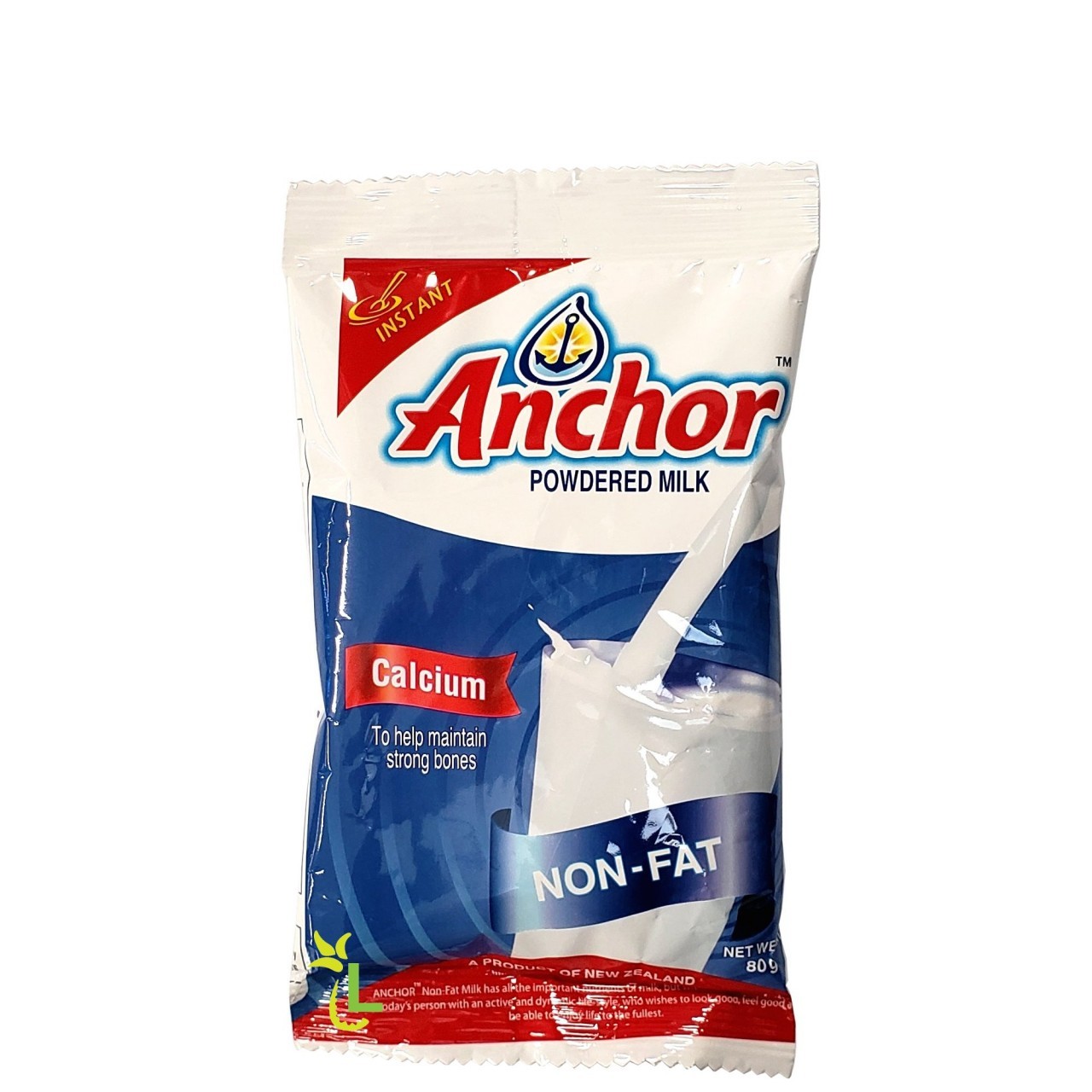 ANCHOR POWDERED MILK N/FAT 80g