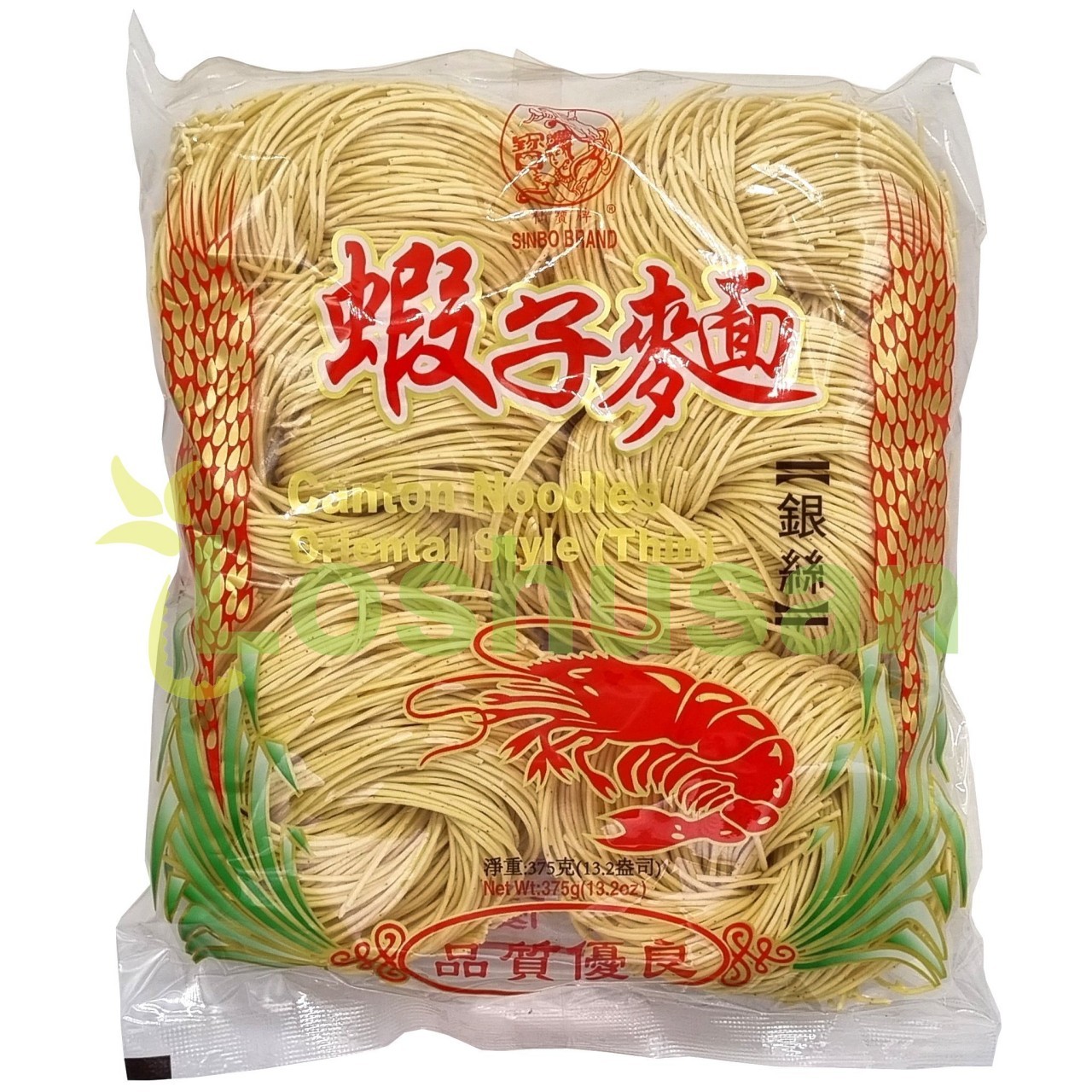 SINBO DRIED SHRIMP NOODLES FINE 375g