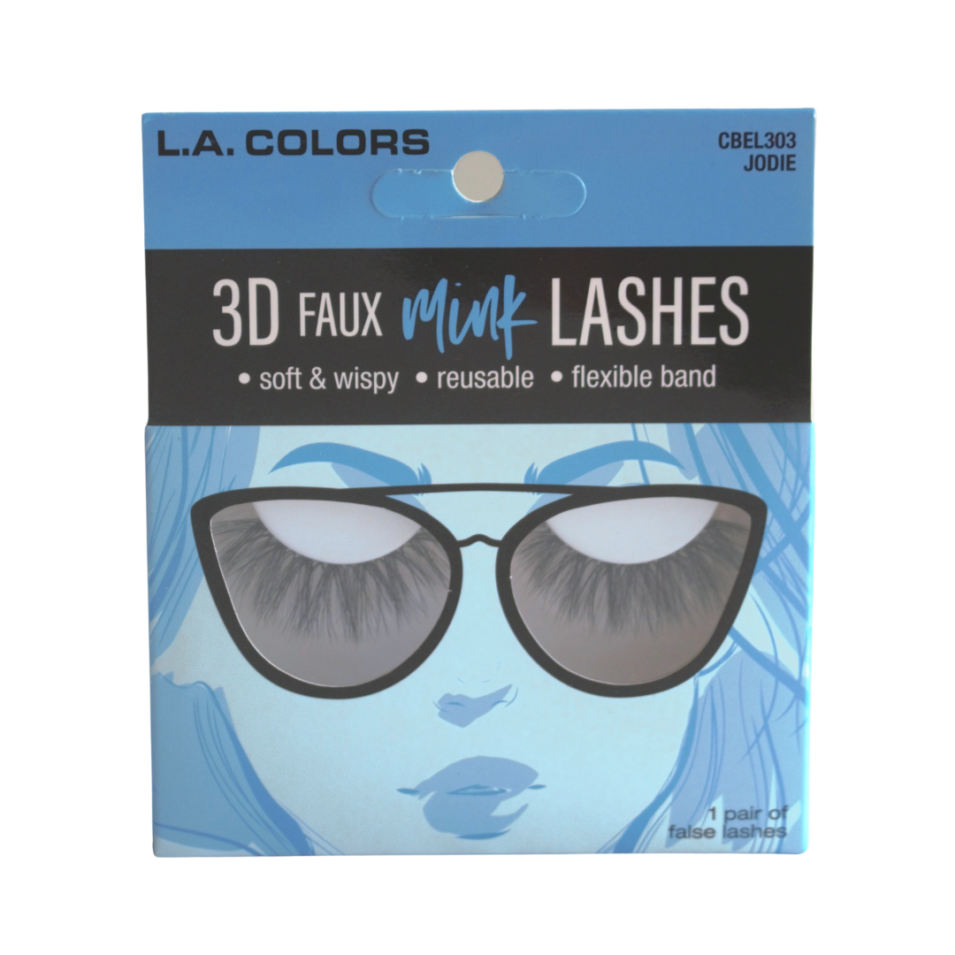 L.A. Colors 3D Faux Mink Lashes 'Jodie'