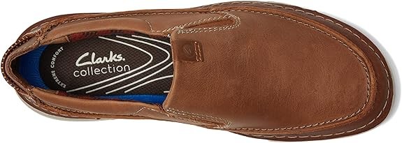 Clarks Men's Gereld Step Sneaker : Tan Leather