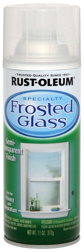 11oz Frosted Cless Glass Spray Paint