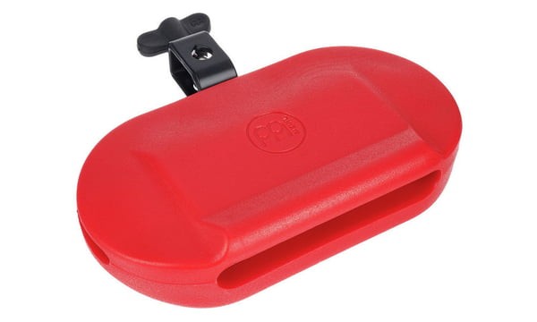 Meinl MPE4R Low Pitch Percussion Block with Adjustable Mount Low Pitch - Red