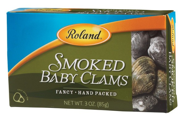 ROLAND SMOKED BABY CLAMS 3oz