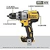 DEWALT 20V MAX XR Brushless Drill/Driver with 3 Speeds - Bare Tool (DCD991B), Yellow