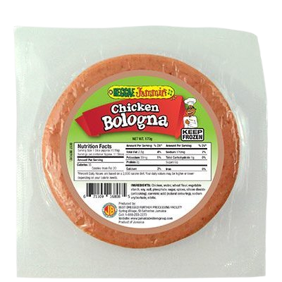 REGGAE JAMMIN CHICKEN BOLOGNA 170G