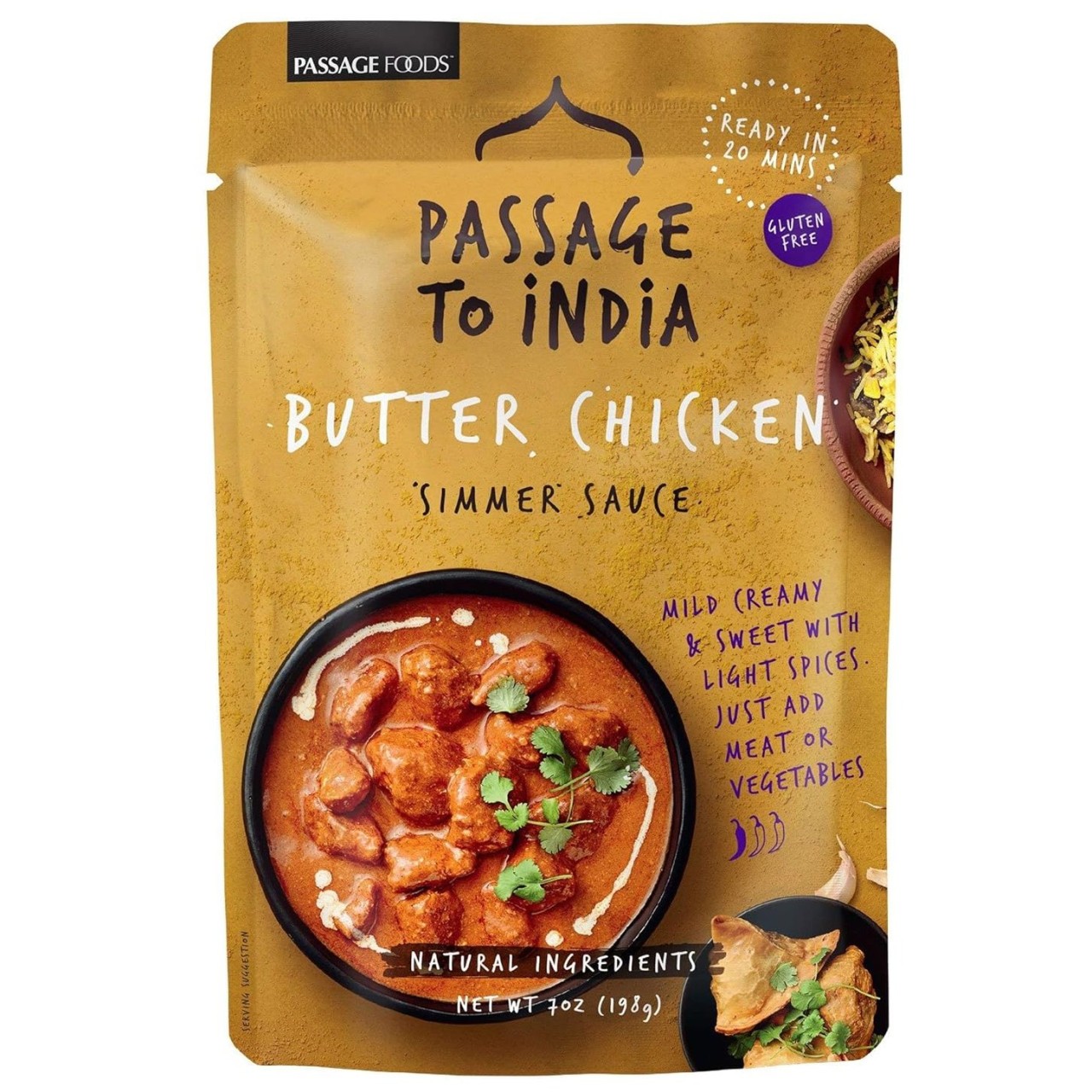 PASS INDIA SIMMER BUTTER CHICKEN 7oz