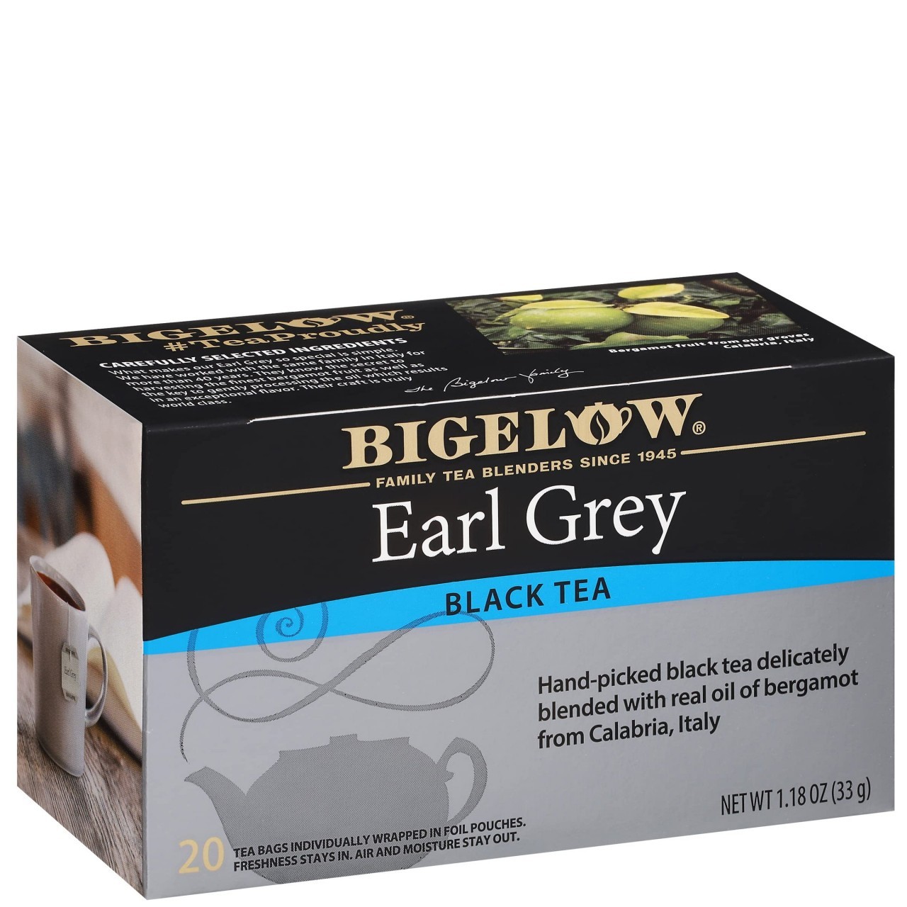 BIGELOW TEA EARL GREY BLACK 20s