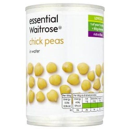 WAITROSE CHICK PEAS WATER 400g