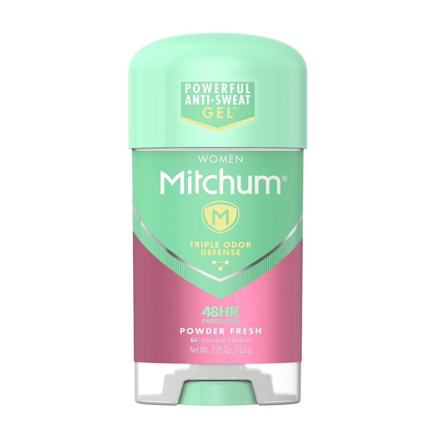 Mitchum for Women Advanced Gel Anti-Perspirant & Deodorant, Powder Fresh 2.25 oz (63 g)