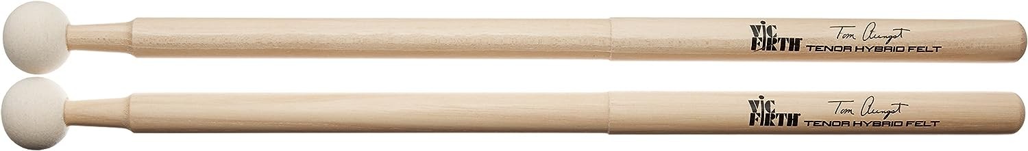 VicFirth Corpmaster Tom Aungst Multi- Tenor Hybrid Felt Mallet - STATHF
