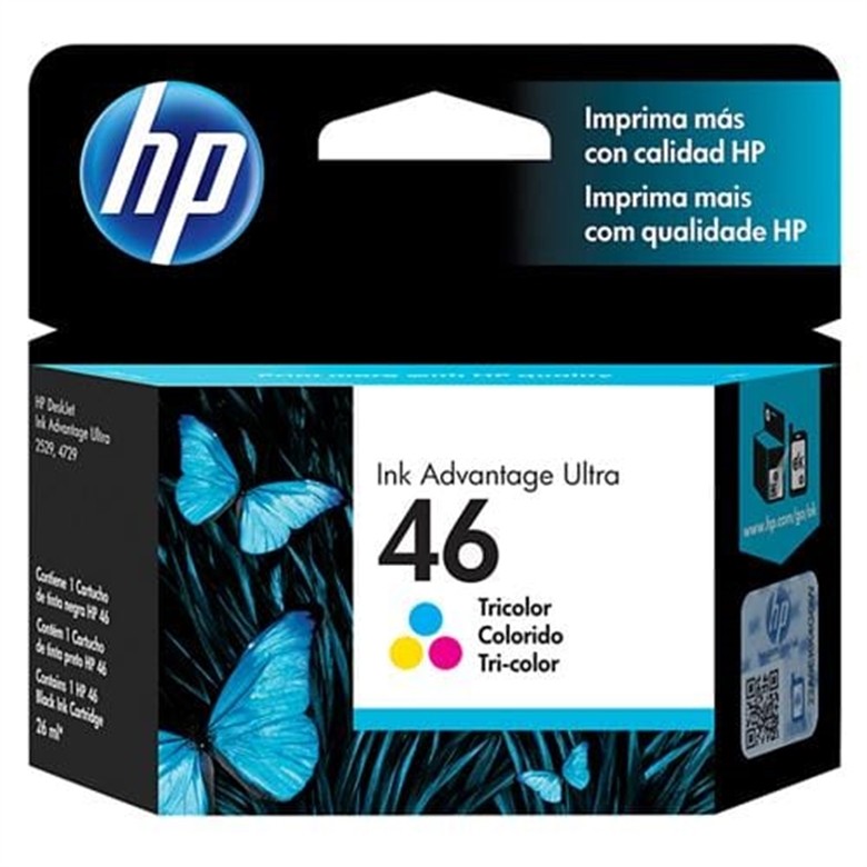 HP 46 - Color (dye-based cyan, dye-based magenta, dye-based yellow) - Original