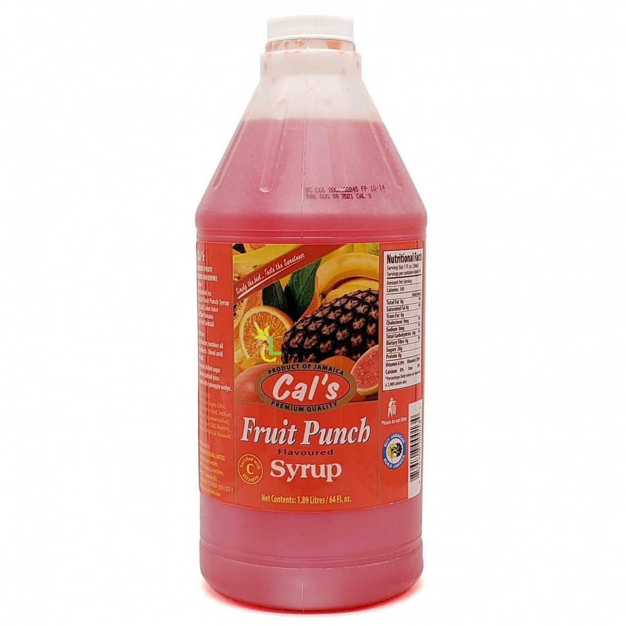 CALS SYRUP FRUIT PUNCH 1.89L