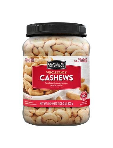 Member's Selection Roasted and Sea Salted Cashews 907 g / 32 oz