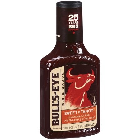 BULLS-EYE BBQ SAUCE SWEET TANGY 18oz