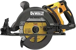 DEWALT FLEXVOLT 60V MAX* Circular Saw for Framing, 7-1/4-Inch, Tool Only (DCS577B)