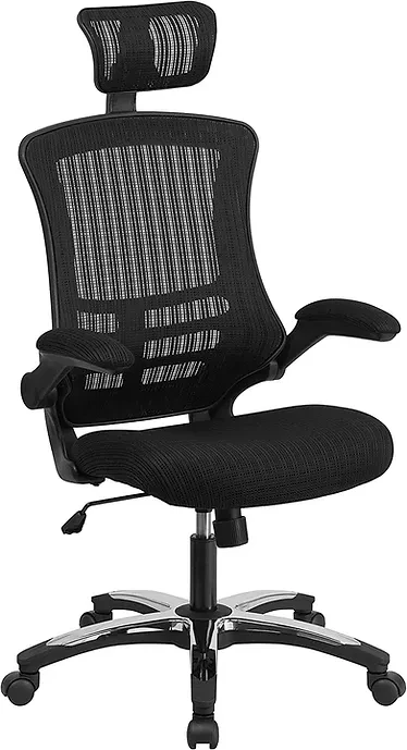 Flash Furniture Kelista High-Back Black Mesh Swivel Ergonomic Executive Office Chair