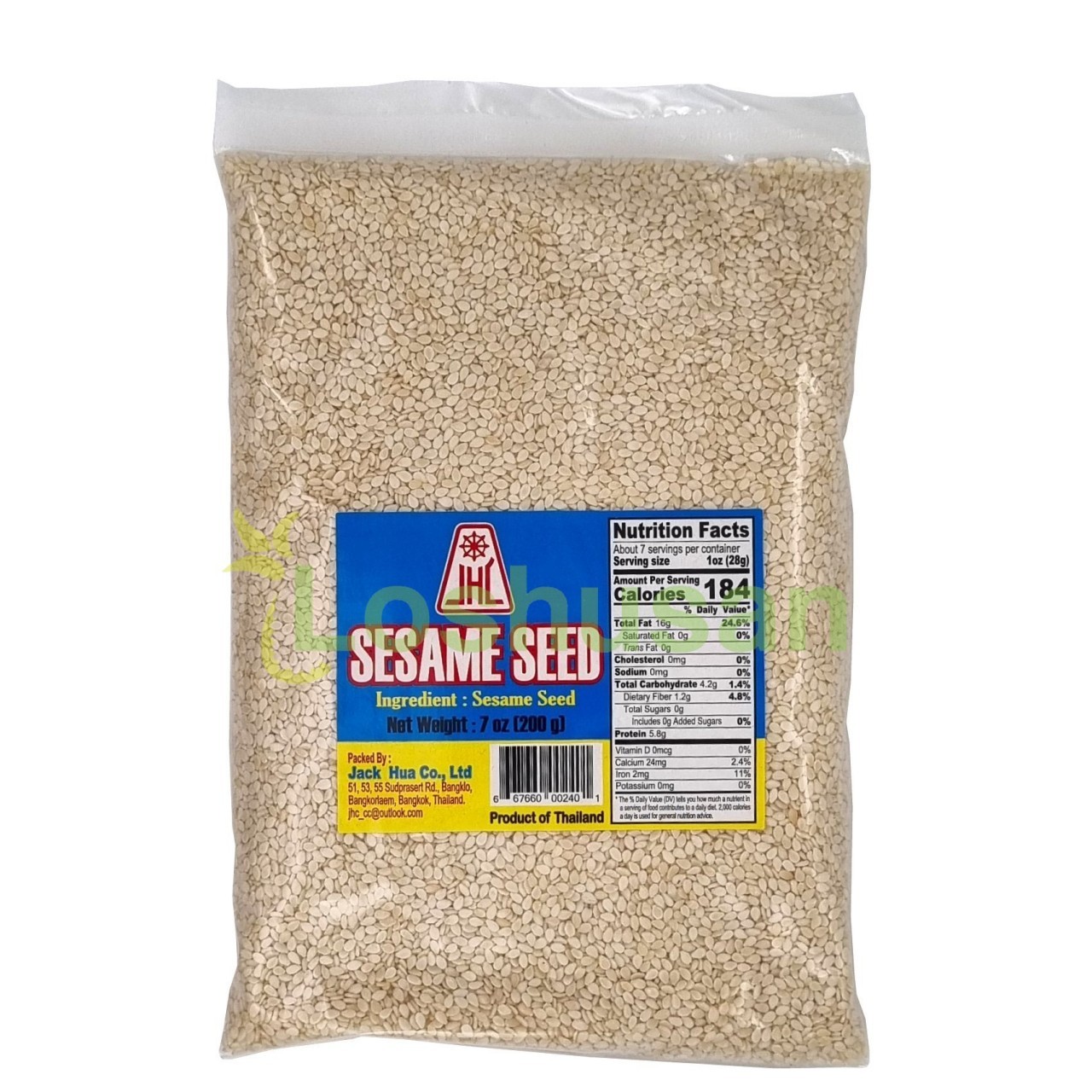 JHC WHITE SESAME SEED 7oz